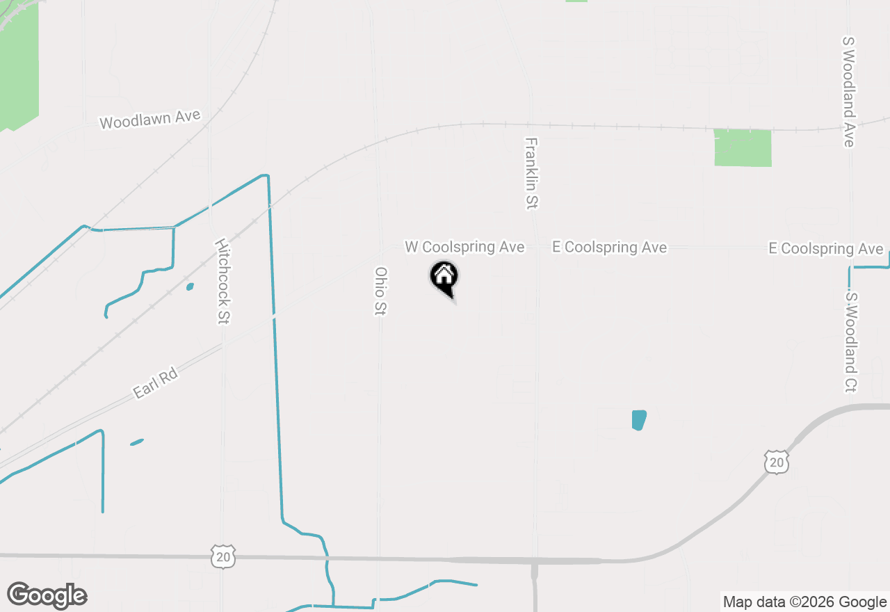 Map of 303 Chestnut Street, Michigan City, IN 46360