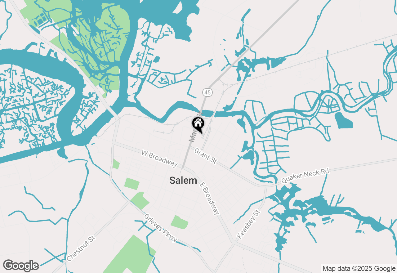 Map of 52 Market Street, Salem, NJ 08079