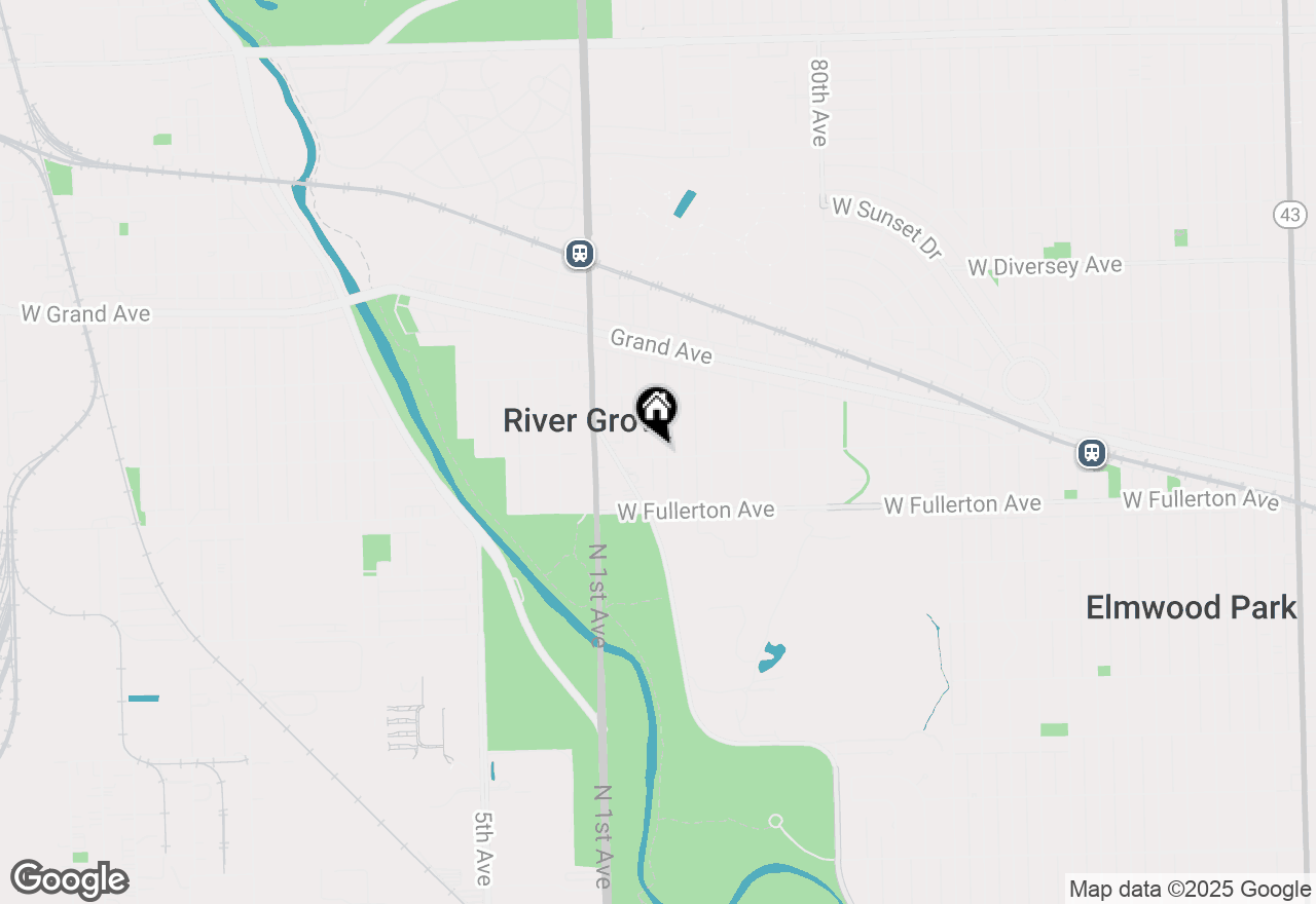 Map of 2501 Budd Street, River Grove, IL 60171