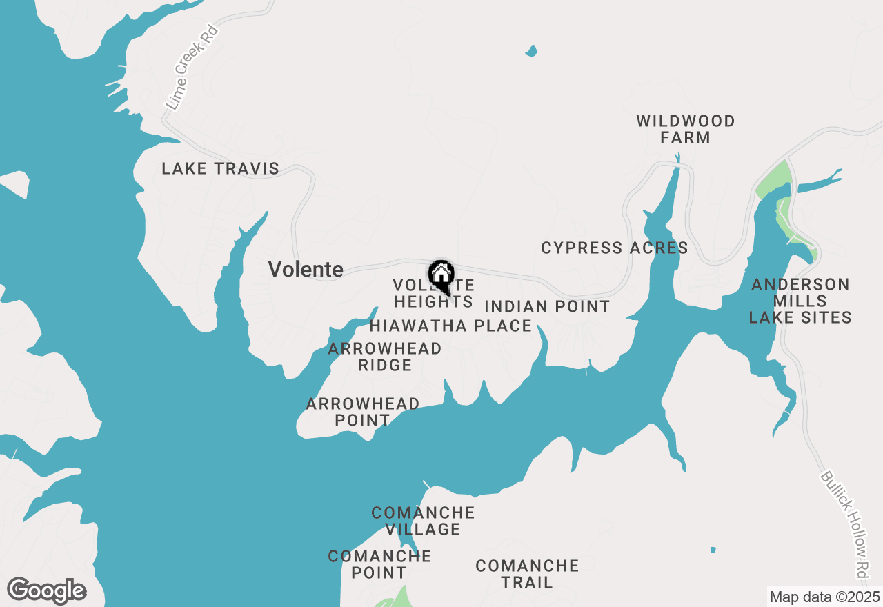 Map of 7600 Deer Run, Leander, TX 78641