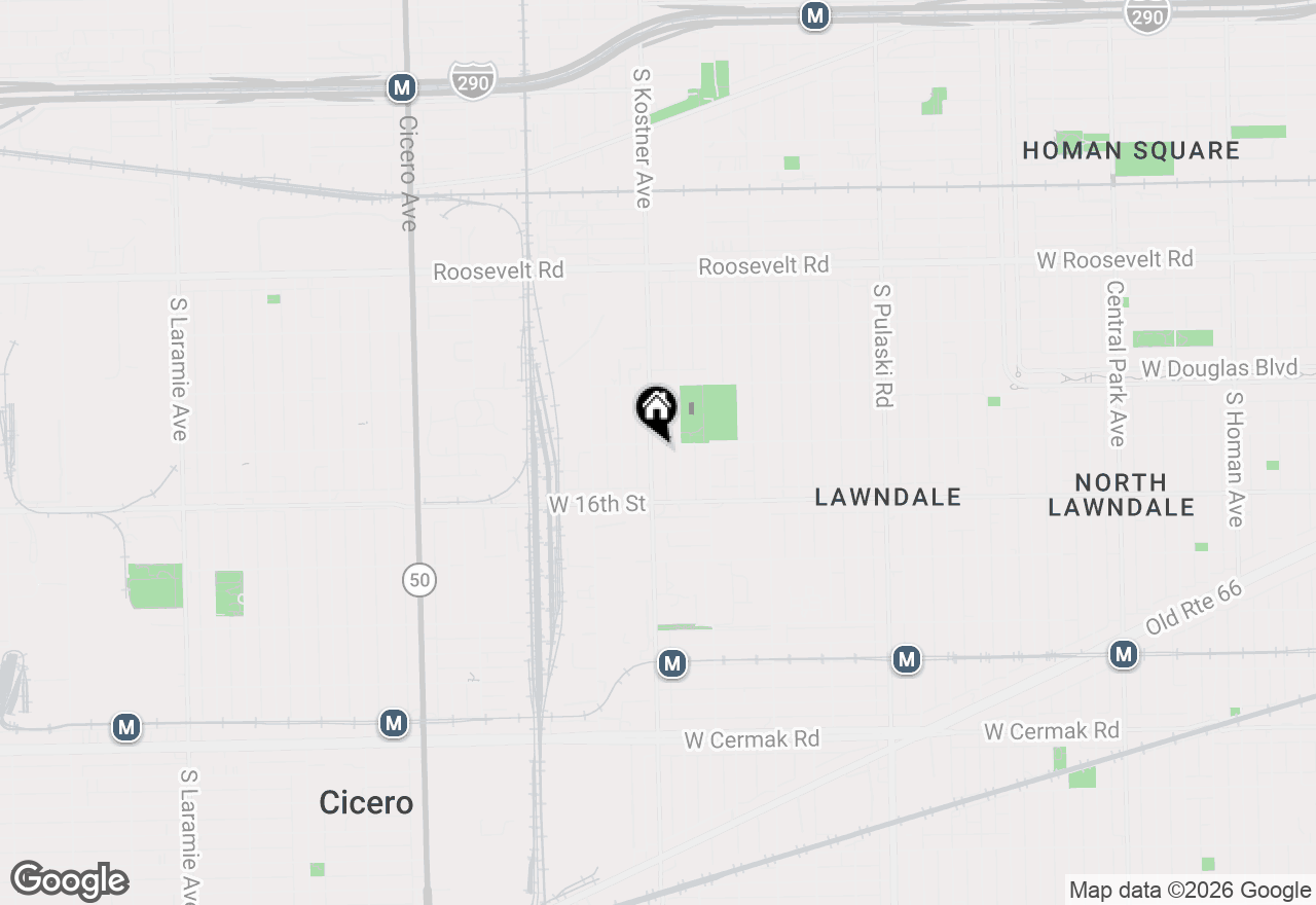 Map of 1507 S Kostner Avenue, Chicago, IL 60623