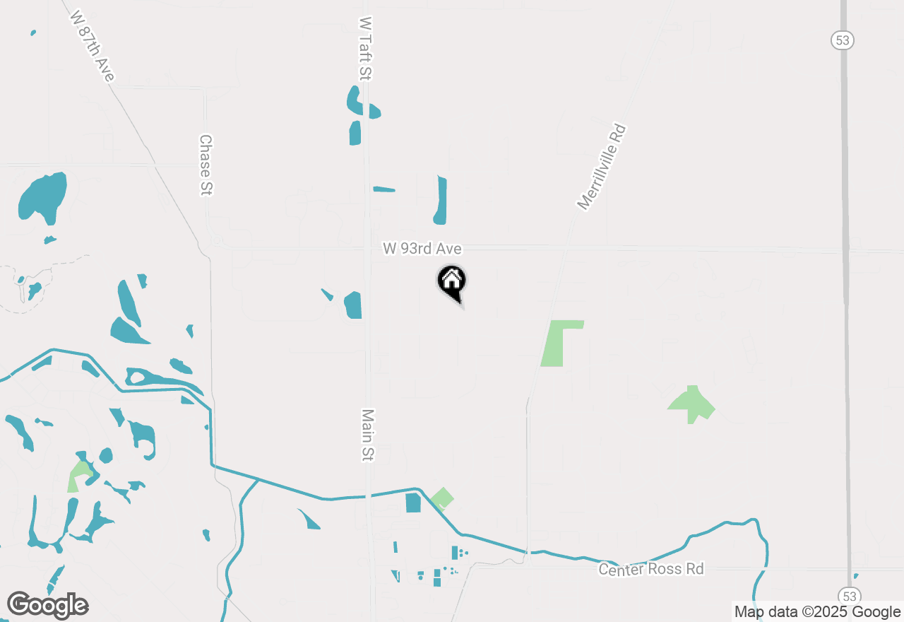 Map of 9430 Cleveland Street, Crown Point, IN 46307