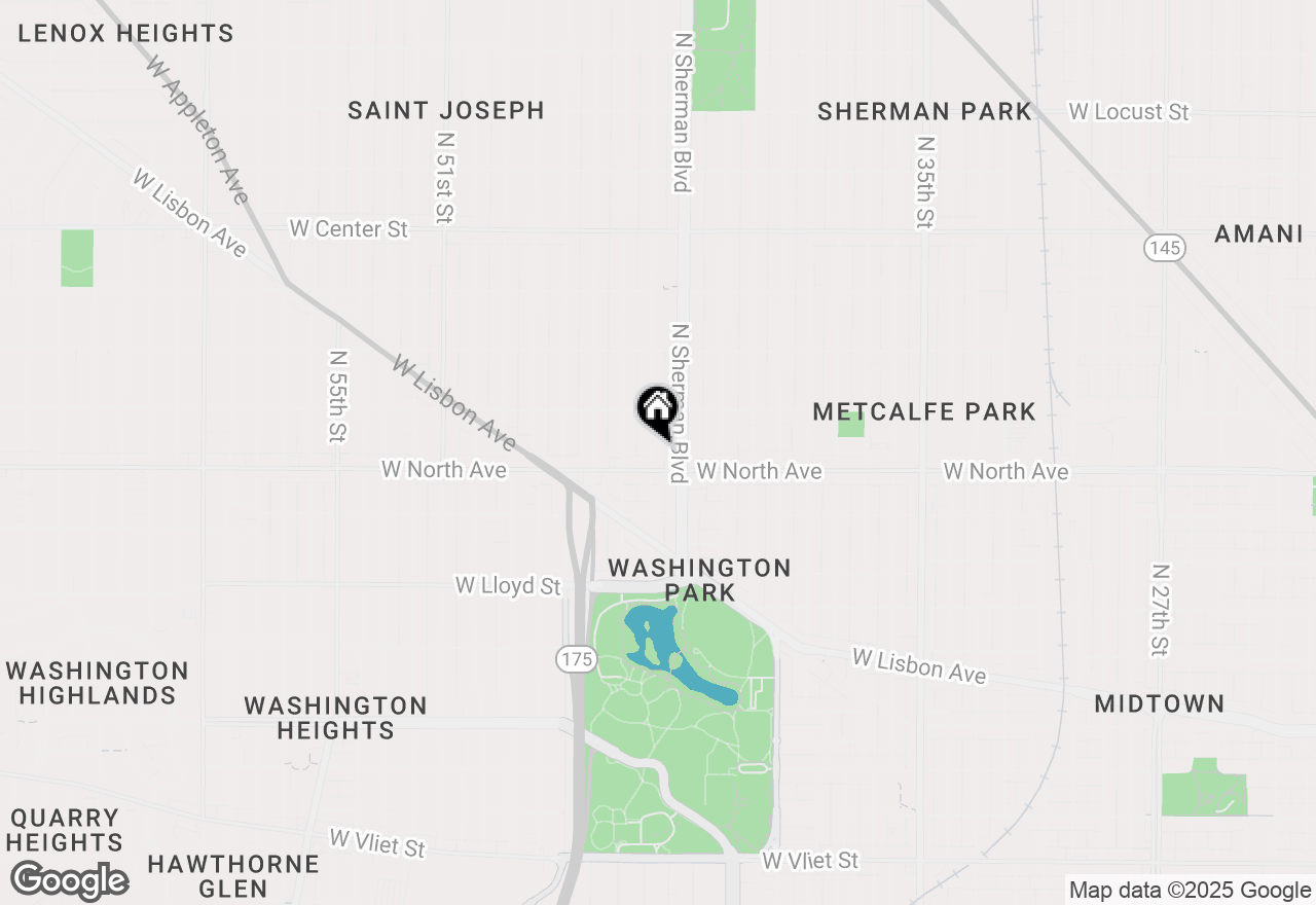 Map of 2320 N 44th St #2322, Milwaukee, WI 53210