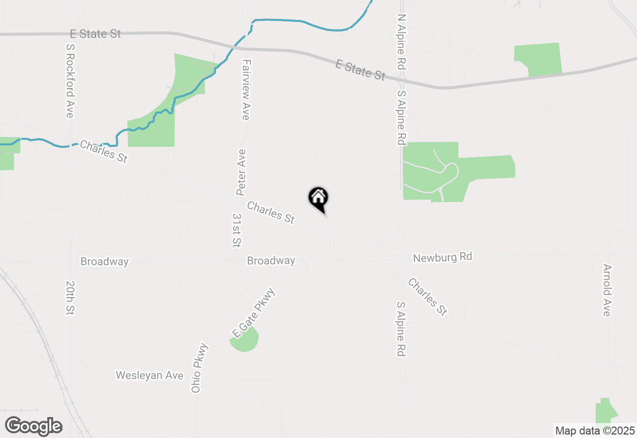 Map of 1112 Blenheim Drive, Rockford, IL 61108