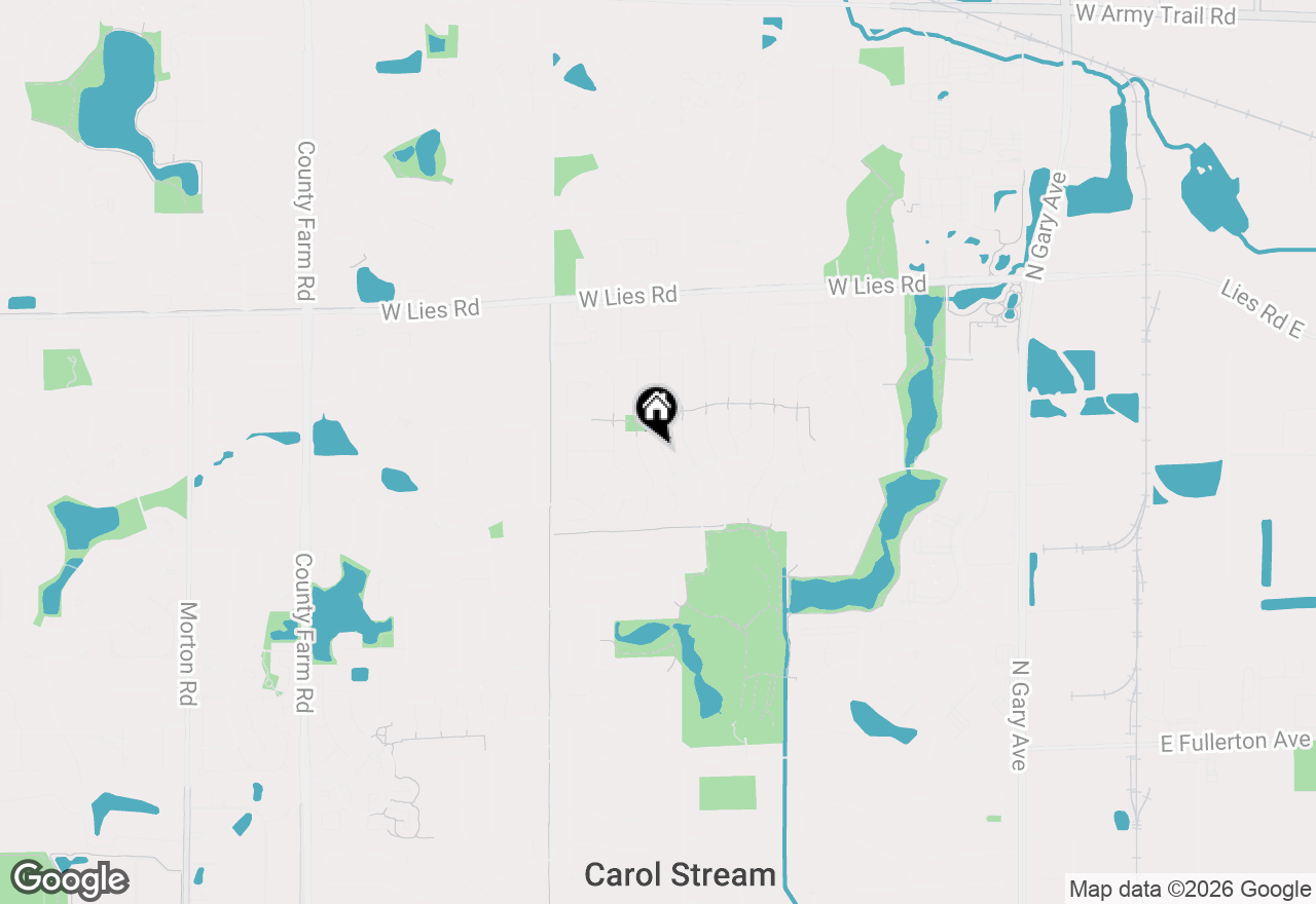 Map of 862 Omaha Court, Carol Stream, IL 60188