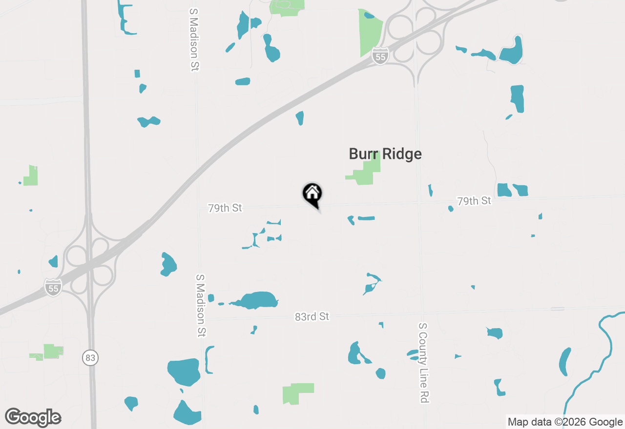 Map of 7970 Garfield Avenue #102, Burr Ridge, IL 60527