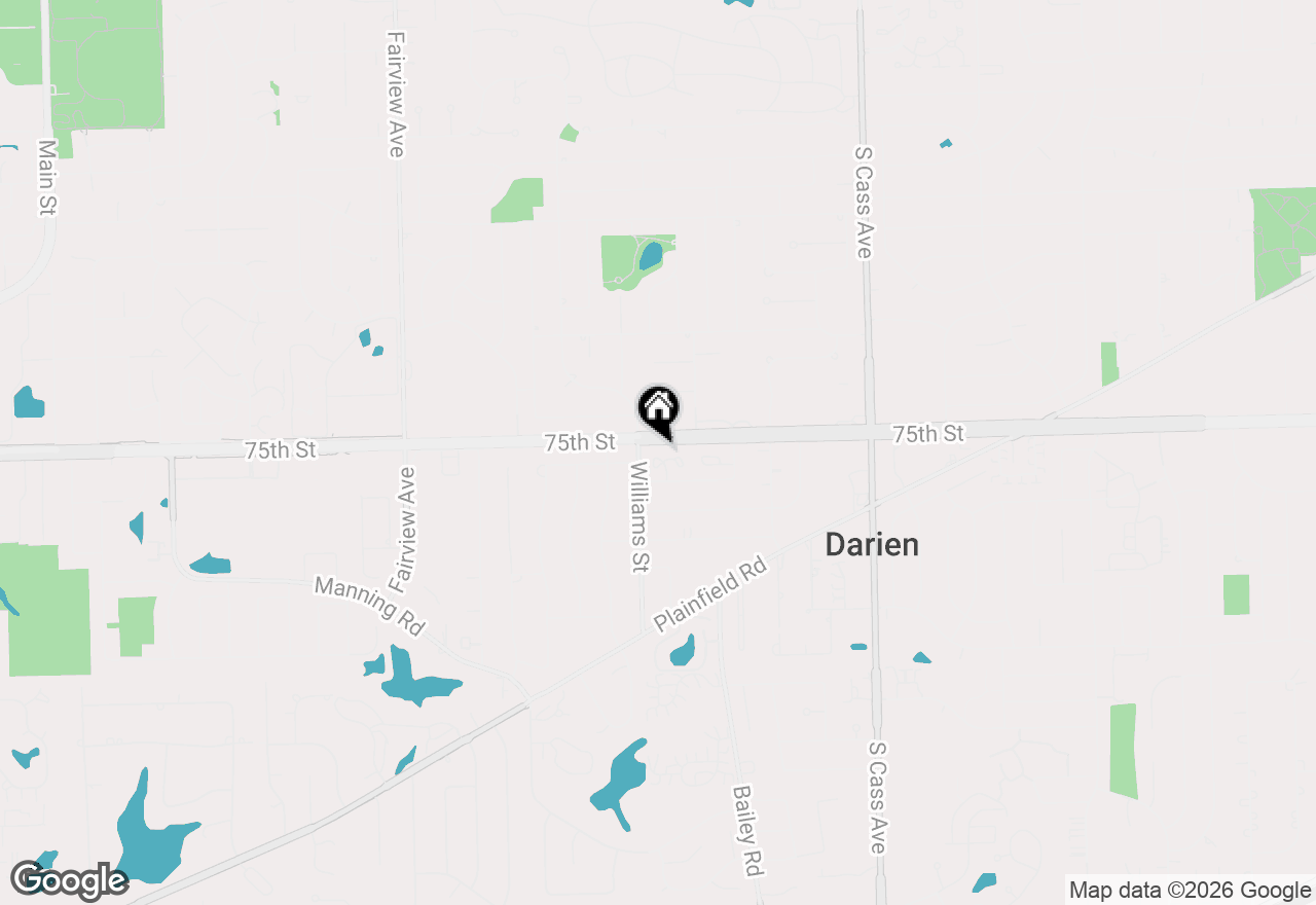 Map of 1524 Brittany Court, Darien, IL 60561