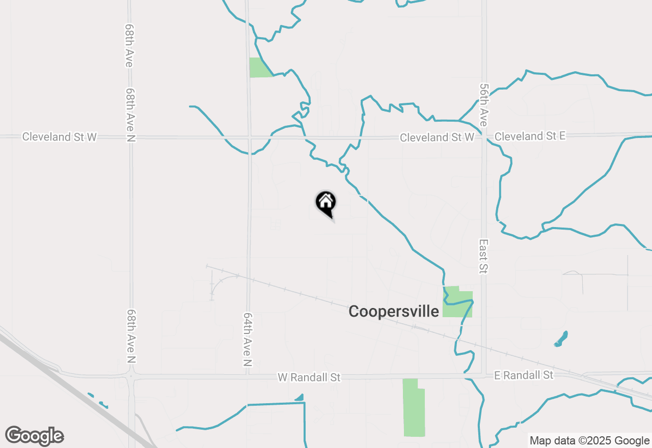 Map of 542 Sunset Street, Coopersville, MI 49404