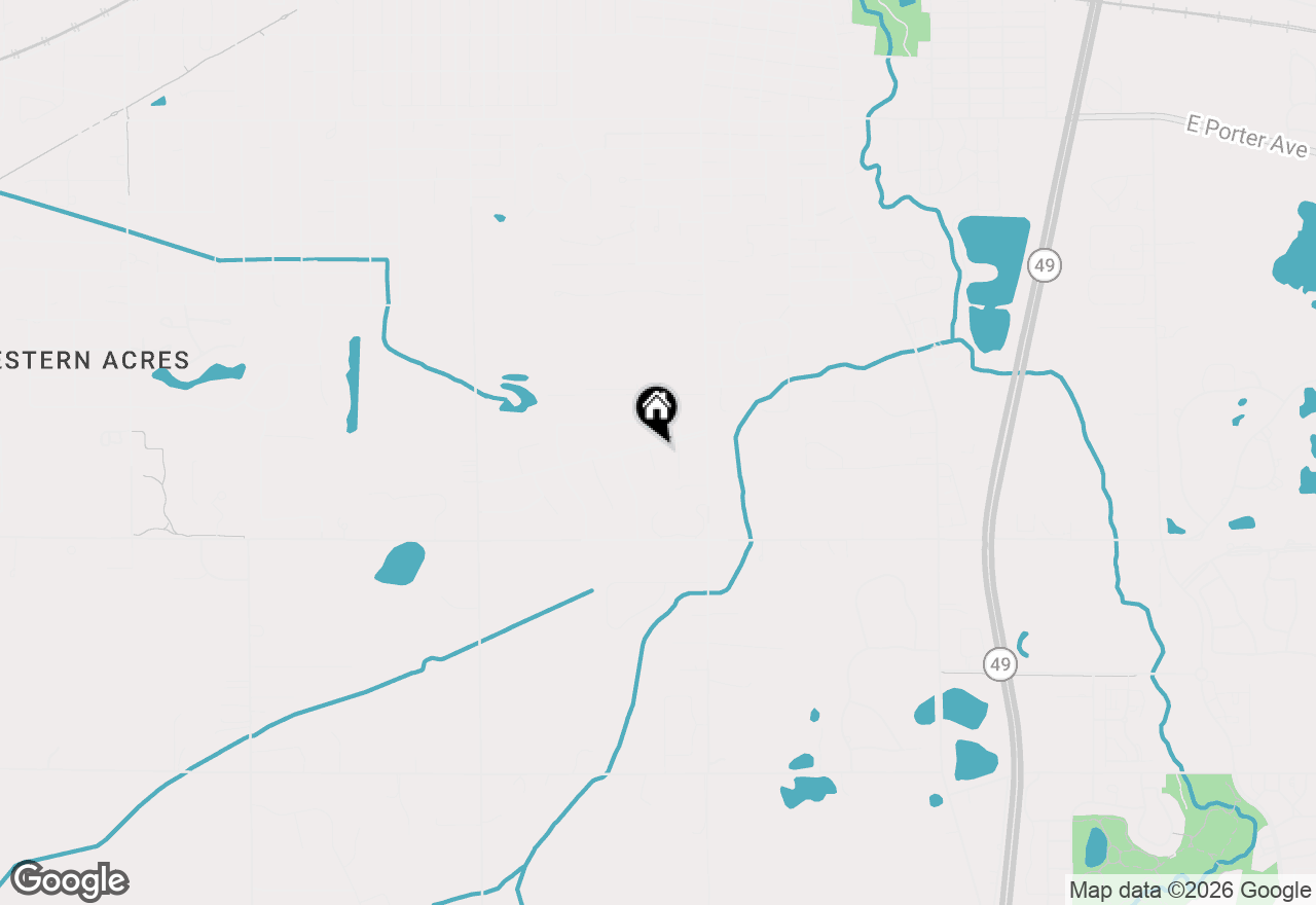 Map of 615 Chestnut Boulevard, Chesterton, IN 46304