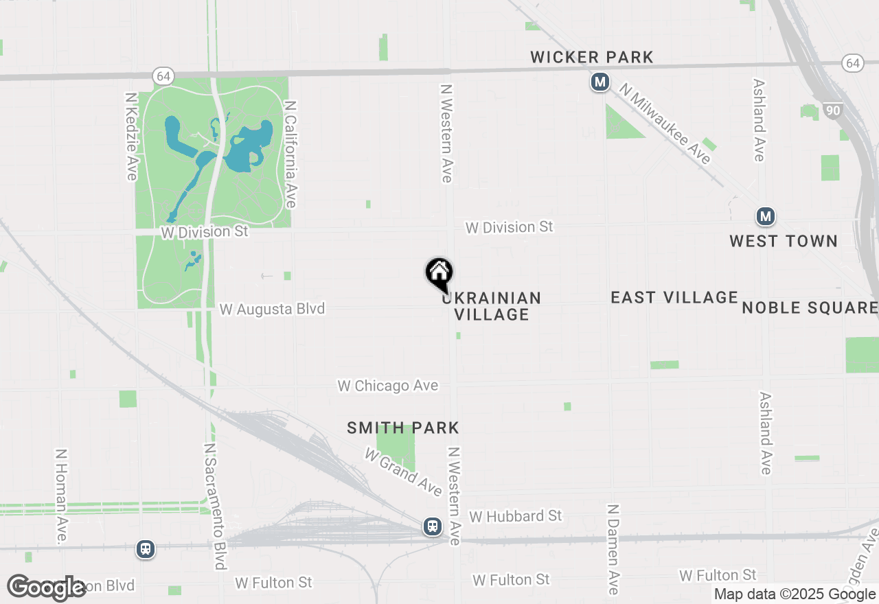Map of 2414 W Augusta Boulevard, Chicago, IL 60622