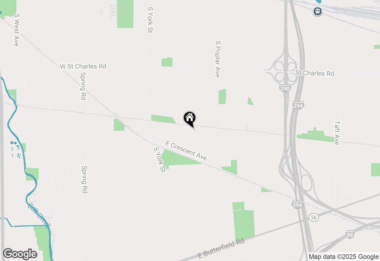 Map of 221 E Vallette Street, Elmhurst, IL 60126