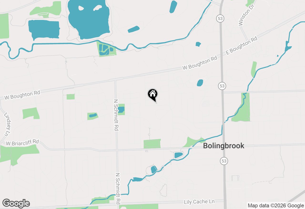 Map of 265 Cobb Circle, Bolingbrook, IL 60440
