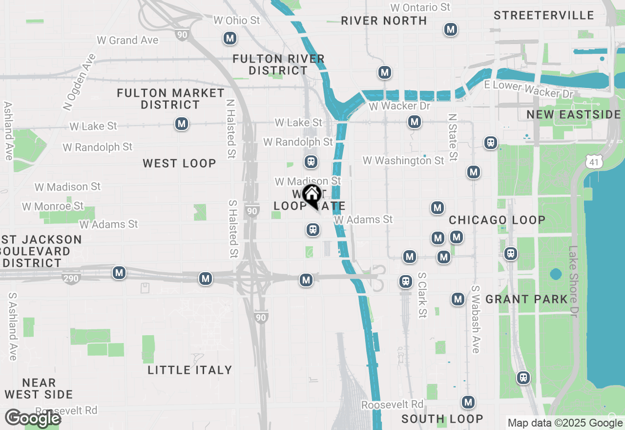 Map of 130 S Canal Street #410, Chicago, IL 60606