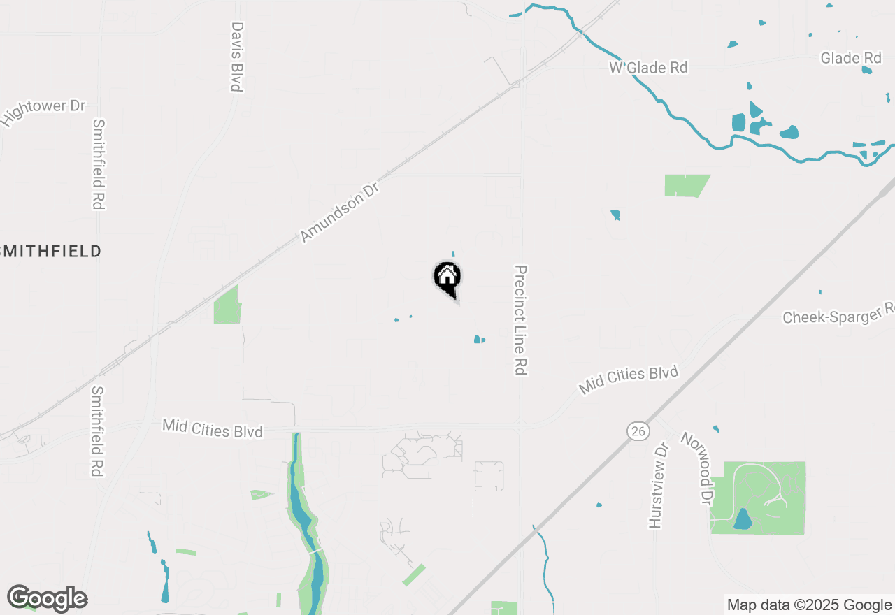 Map of 9008 Cedar Bluffs Drive, North Richland Hills, TX 76182