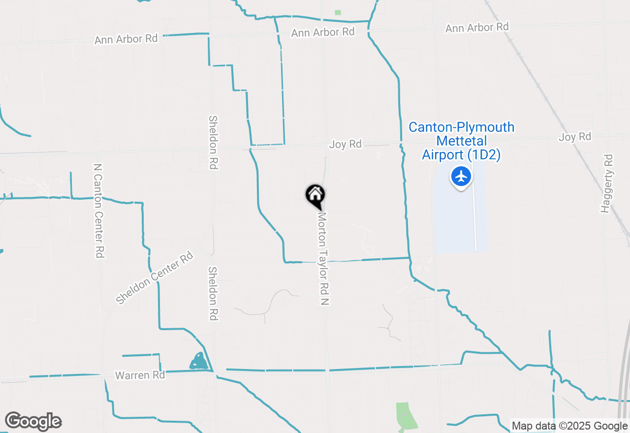 Map of 43529 Oakbrook Road, Canton, MI 48187