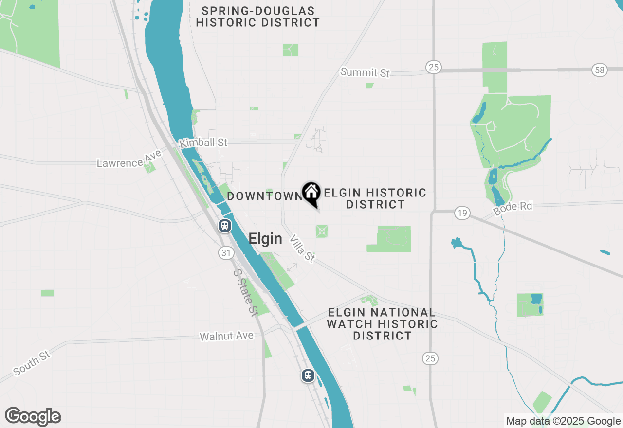 Map of 325 E Chicago Street #1, Elgin, IL 60120