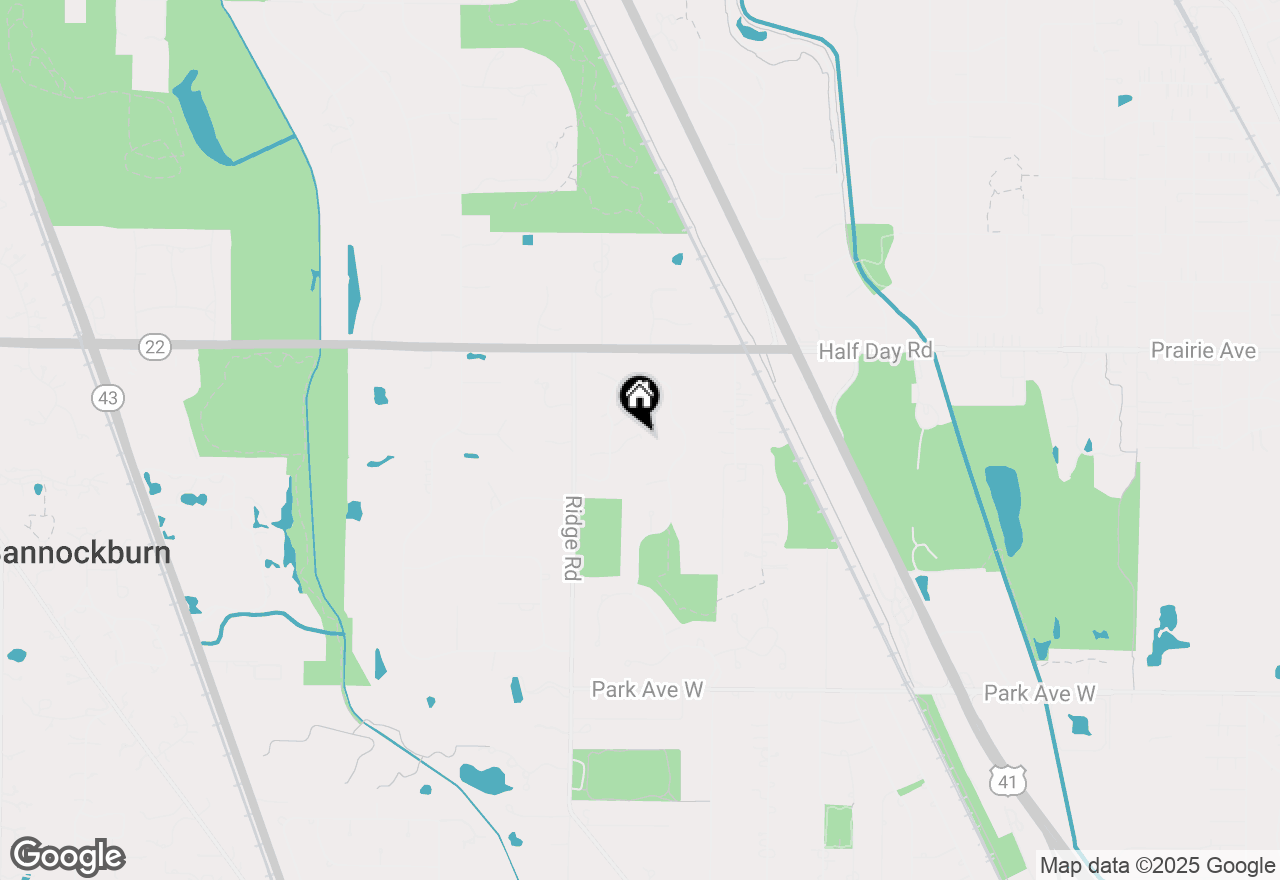 Map of 1700 Meadow Lane, Highland Park, IL 60035