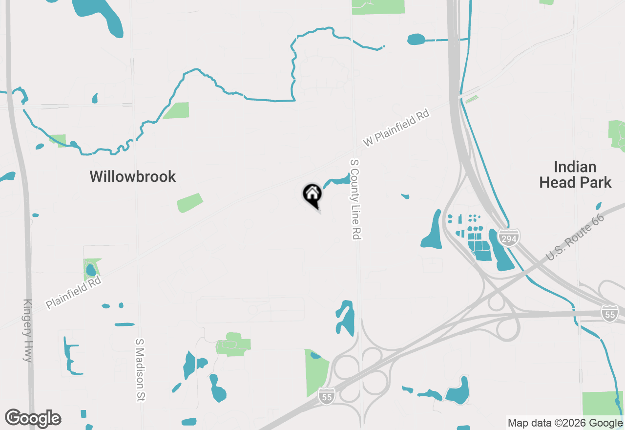 Map of 704 Kenmare Drive, Burr Ridge, IL 60527