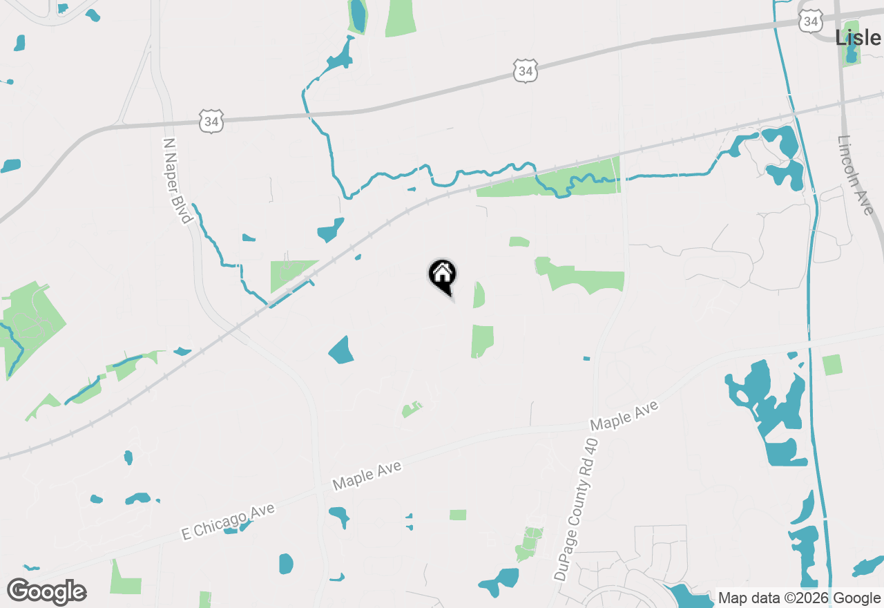 Map of 5S671 Park Meadow Drive, Naperville, IL 60540