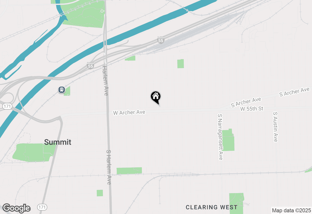 Map of 5446 S Newcastle Avenue, Chicago, IL 60638