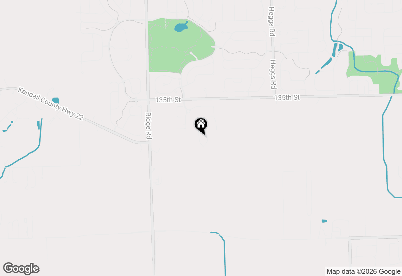 Map of 13711 S Palmetto Drive, Plainfield, IL 60544