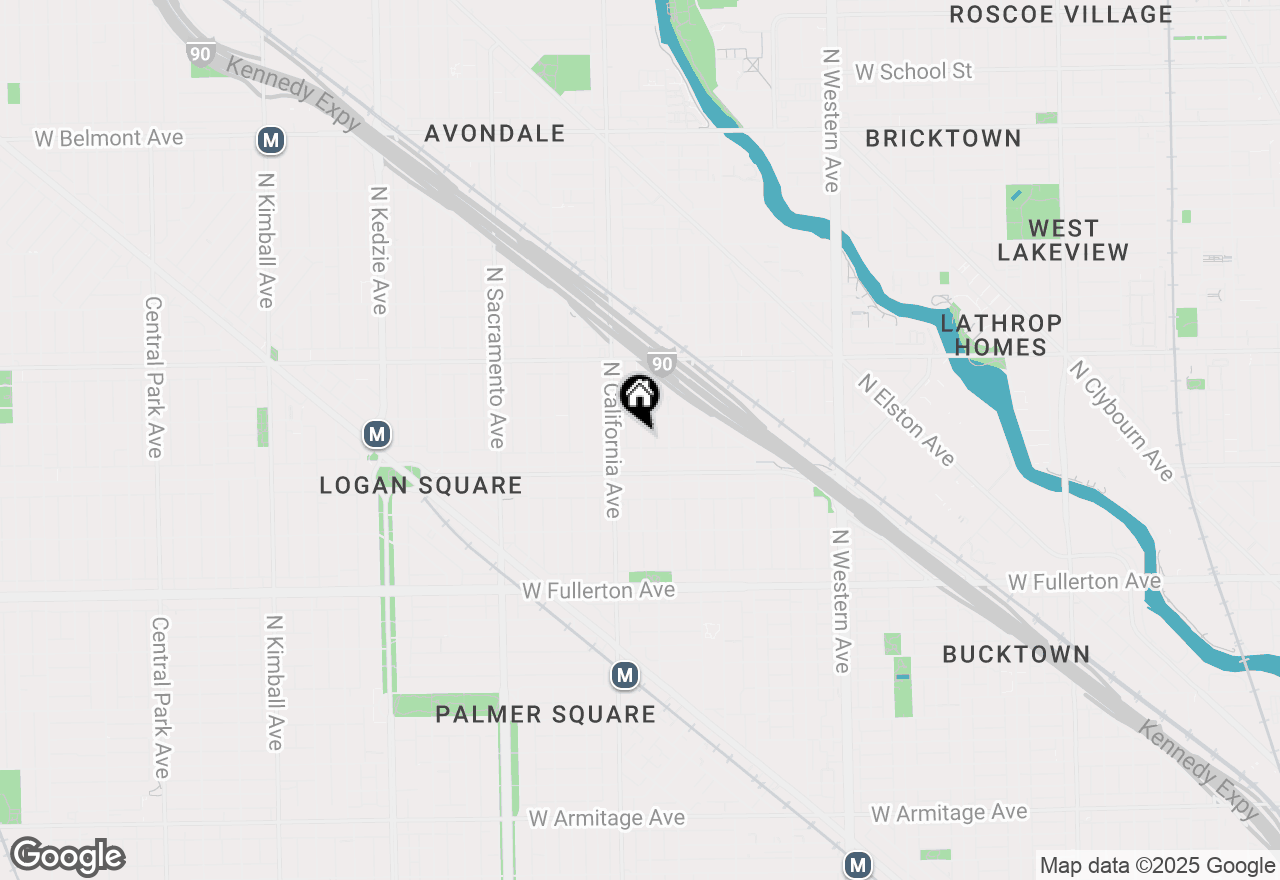 Map of 2636 N Fairfield Avenue #1, Chicago, IL 60647
