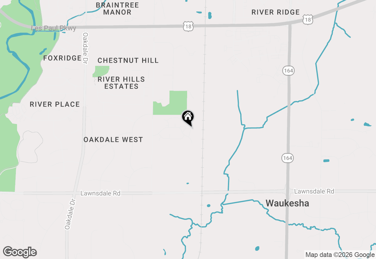 Map of 800 Elise Ct #D, Waukesha, WI 53189