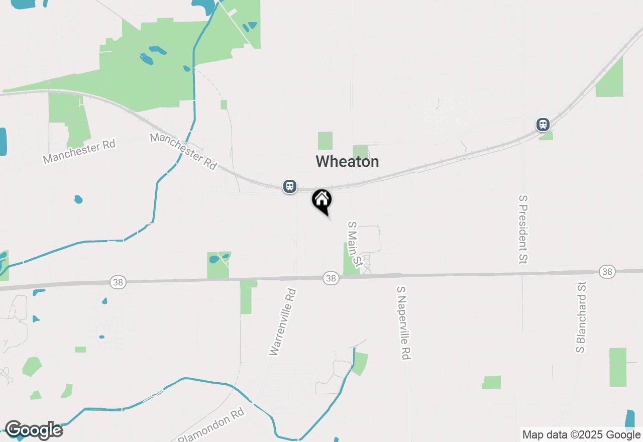 Map of 221 W Illinois Street, Wheaton, IL 60187