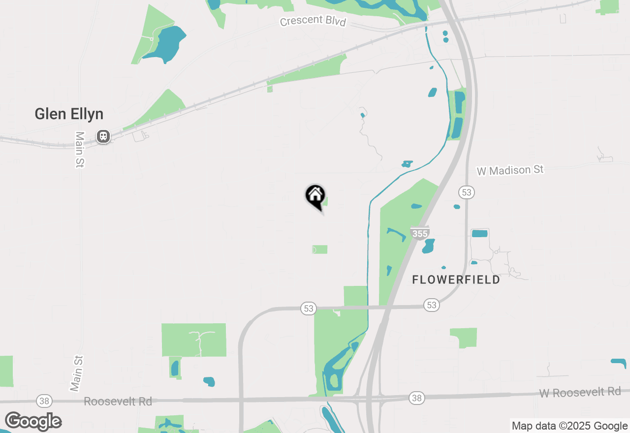 Map of 323 Cumnor Ave, Glen Ellyn, IL 60137