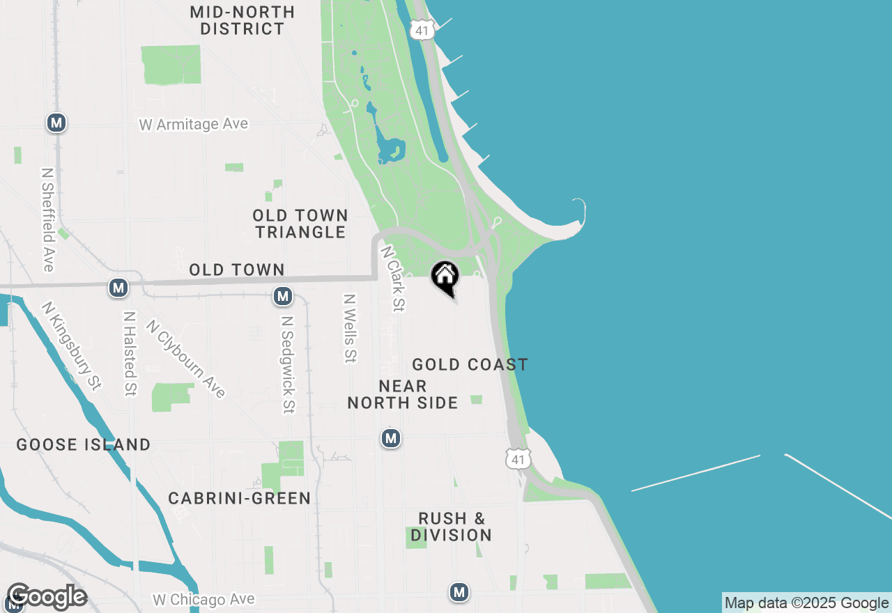 Map of 1519 N State Parkway #3, Chicago, IL 60610