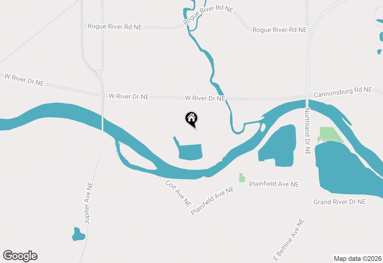 Map of 2930 Isle Water Drive, Belmont, MI 49306