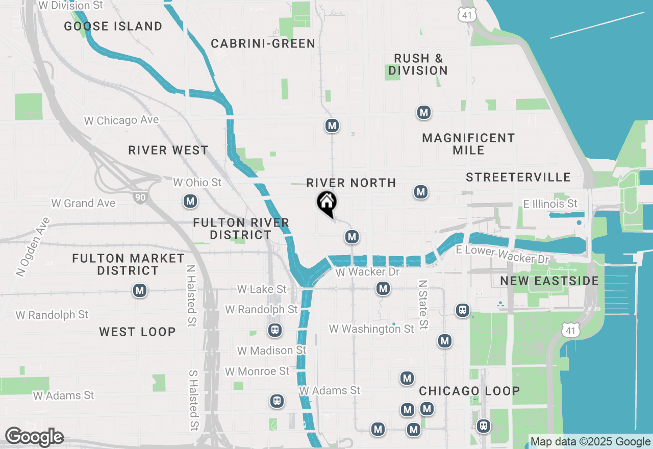 Map of 333 W Hubbard Street #502, Chicago, IL 60654