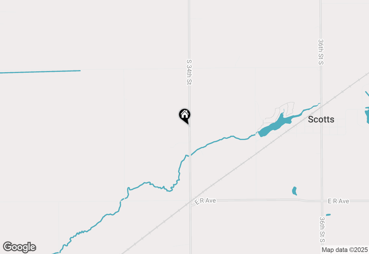 Map of 8454 S 34th Street, Scotts, MI 49088