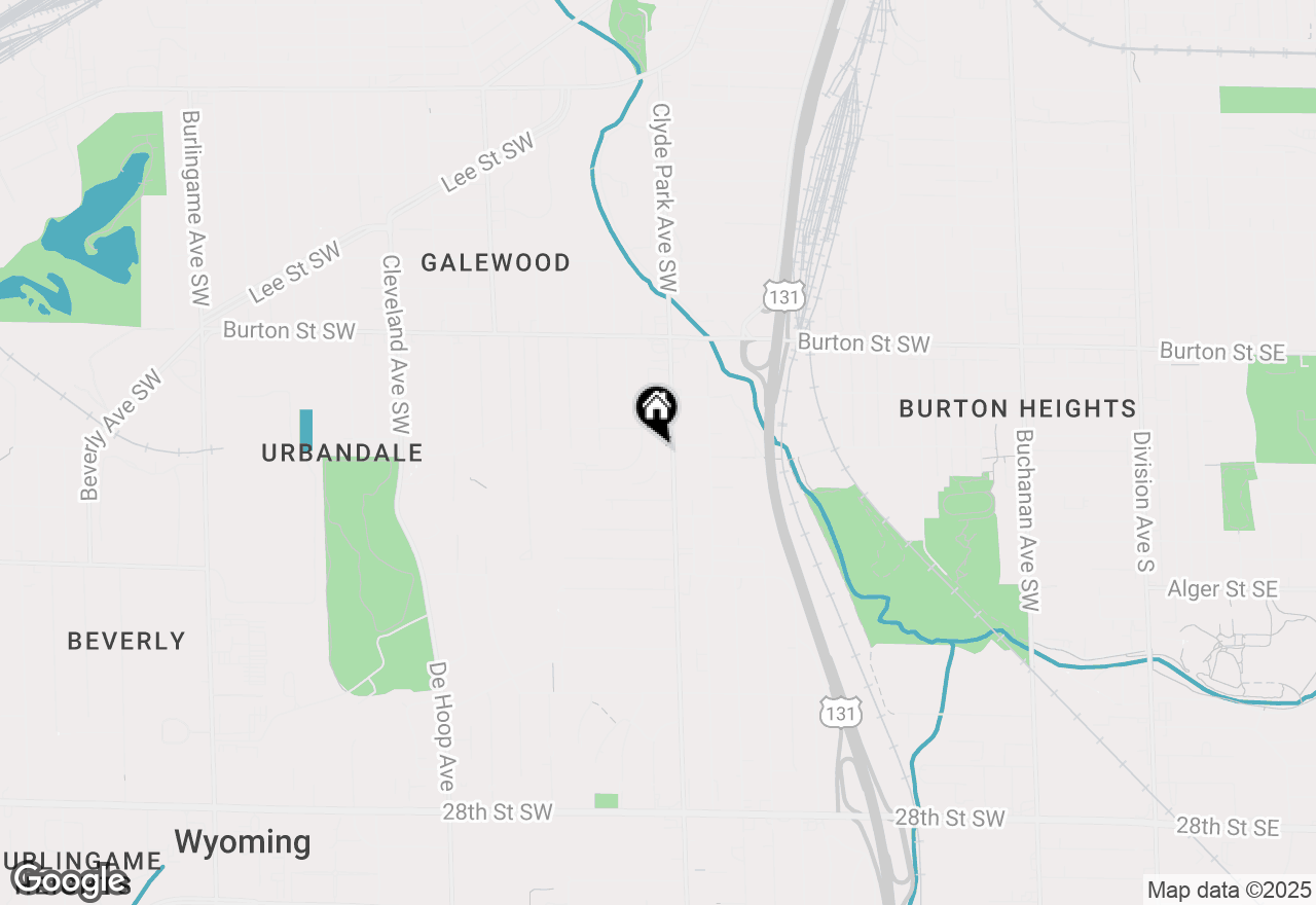 Map of 2173 Clyde Park Avenue Sw, Wyoming, MI 49509