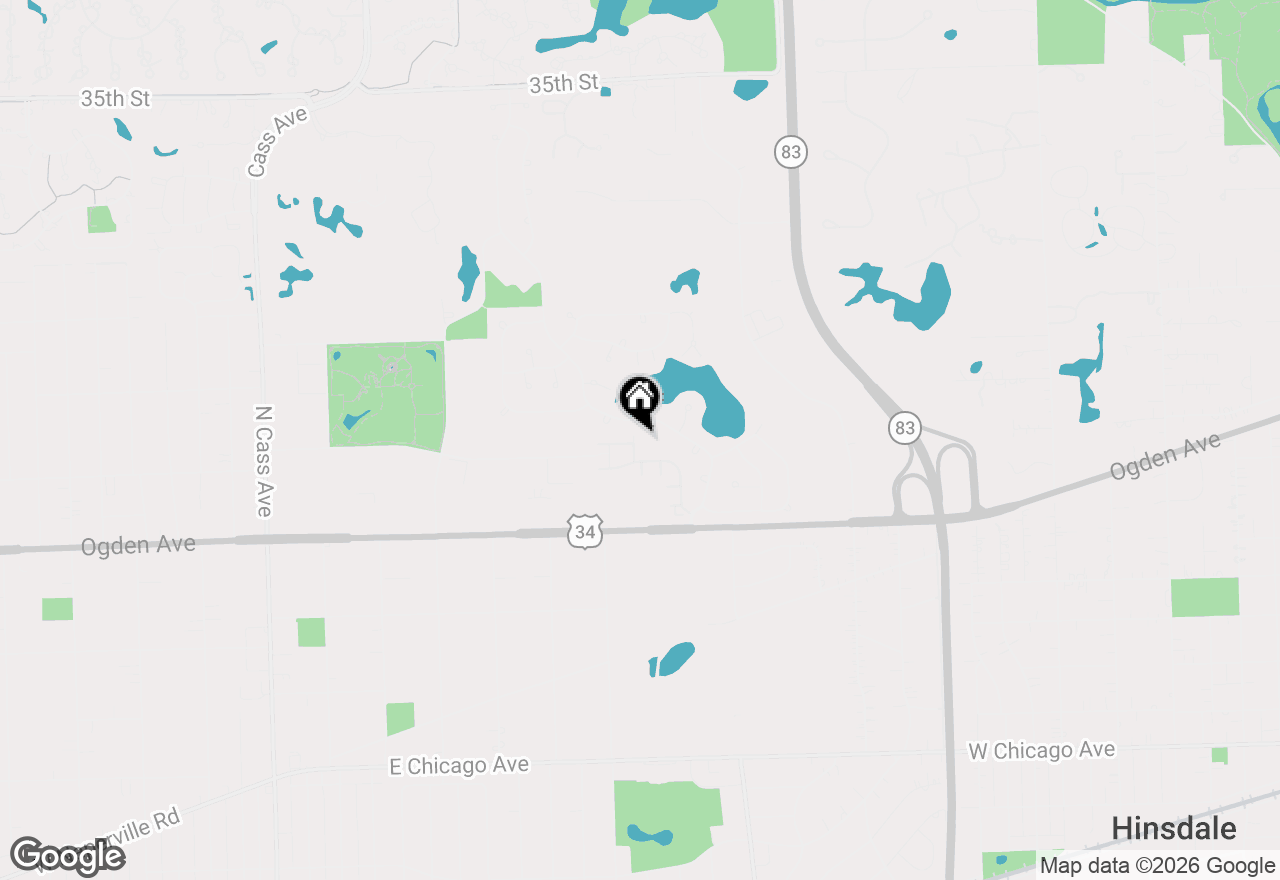 Map of 546 Citadel Circle, Westmont, IL 60559