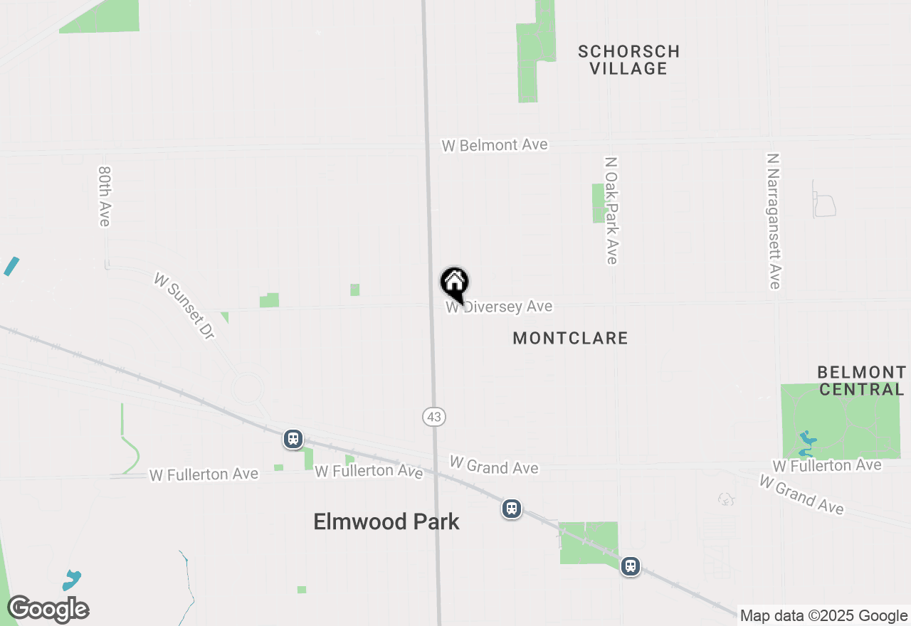 Map of 2749 N Neva Avenue #FL2, Chicago, IL 60707
