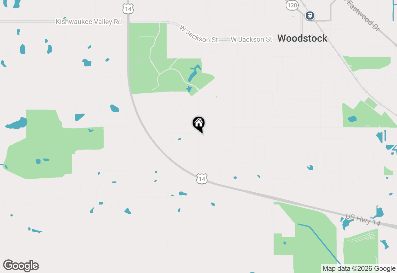 Map of 1128 Tara Drive, Woodstock, IL 60098