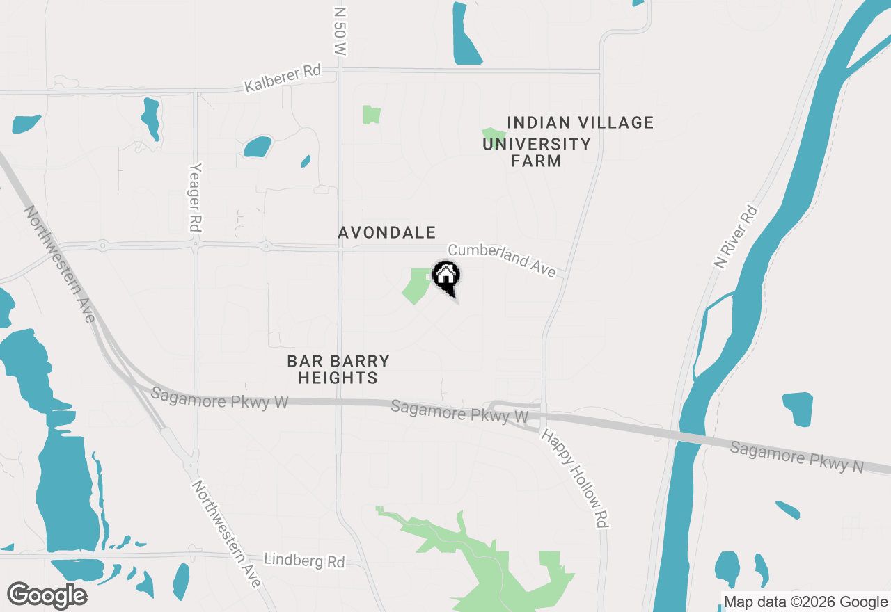Map of 2827 Ashland Street, West Lafayette, IN 47906