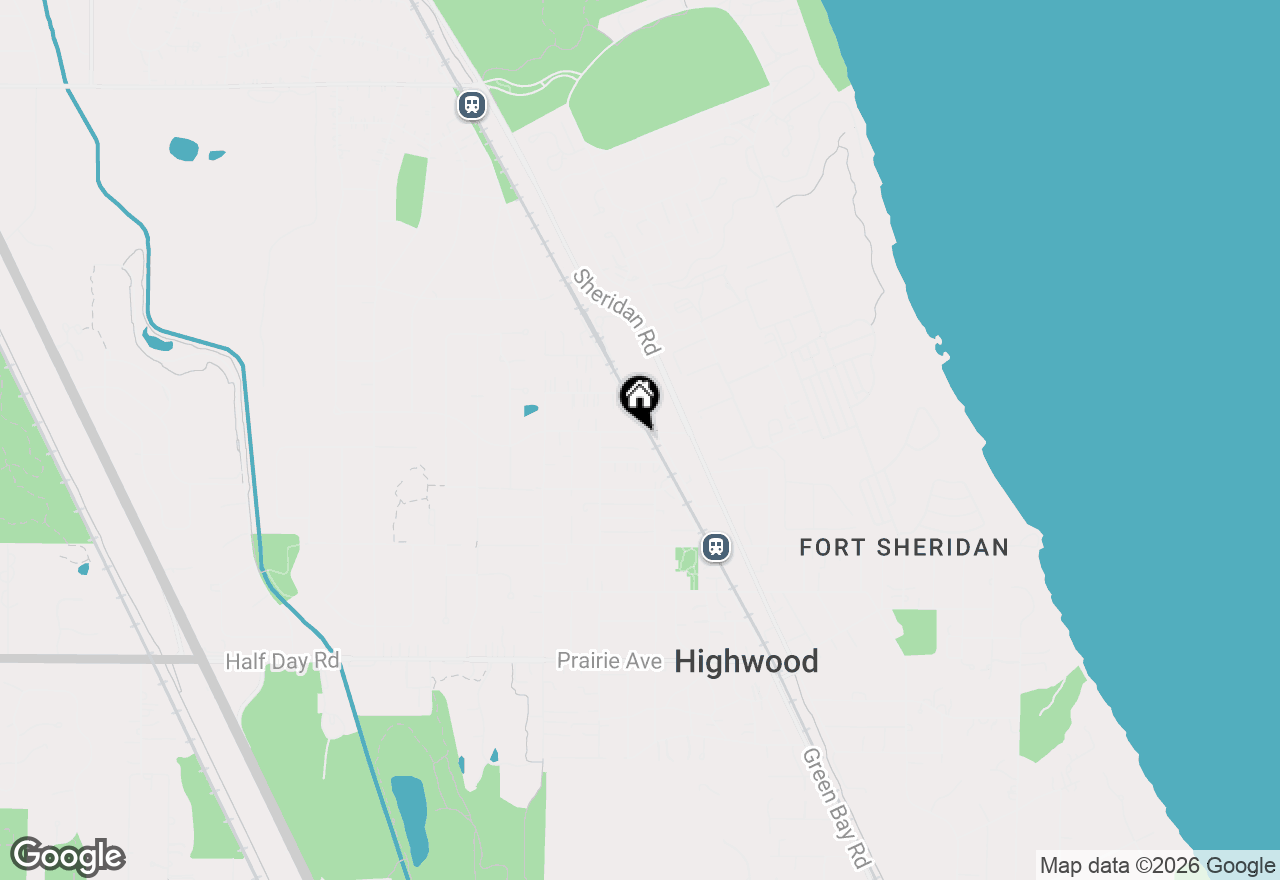 Map of 546 Green Bay Road #202, Highwood, IL 60040