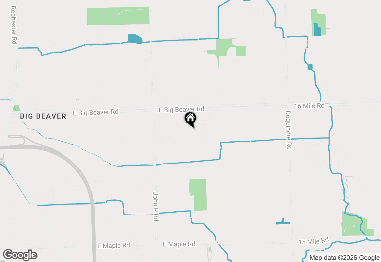 Map of 2887 Roundtree Drive, Troy, MI 48083