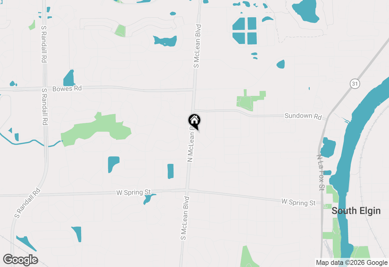 Map of 624 Jenna Drive, South Elgin, IL 60177