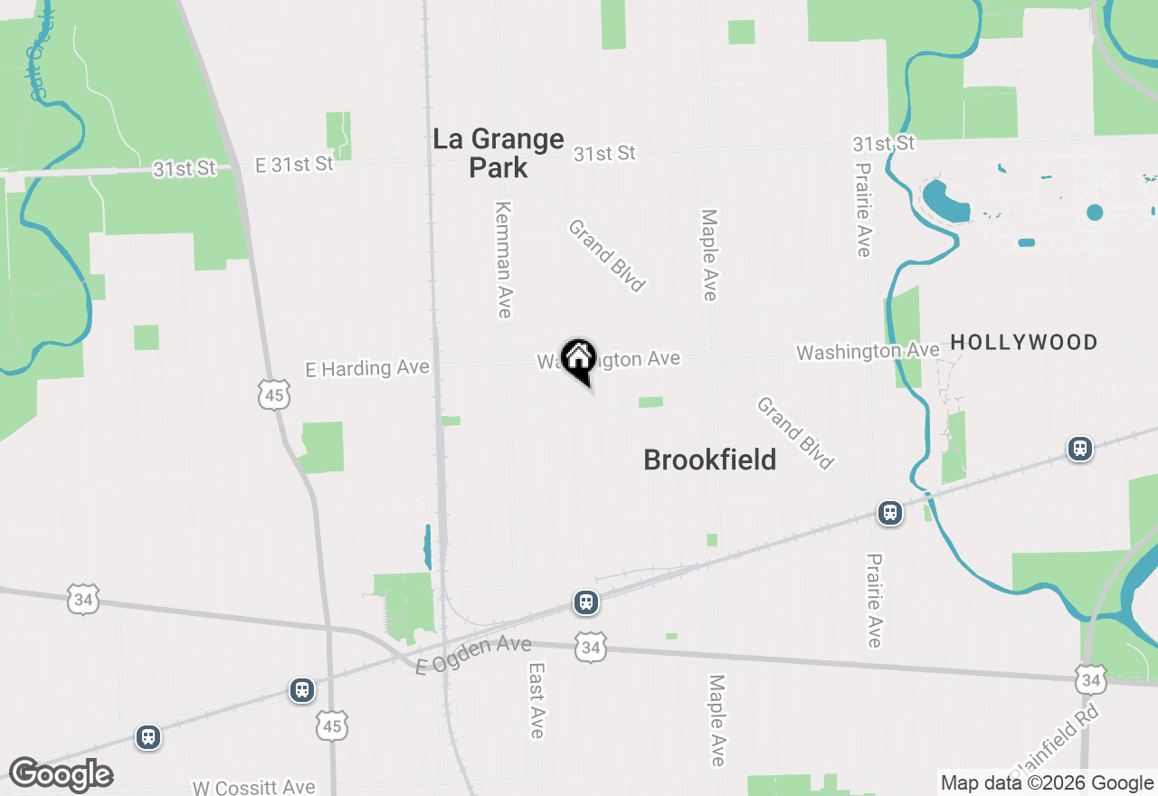 Map of 3534 Morton Avenue, Brookfield, IL 60513