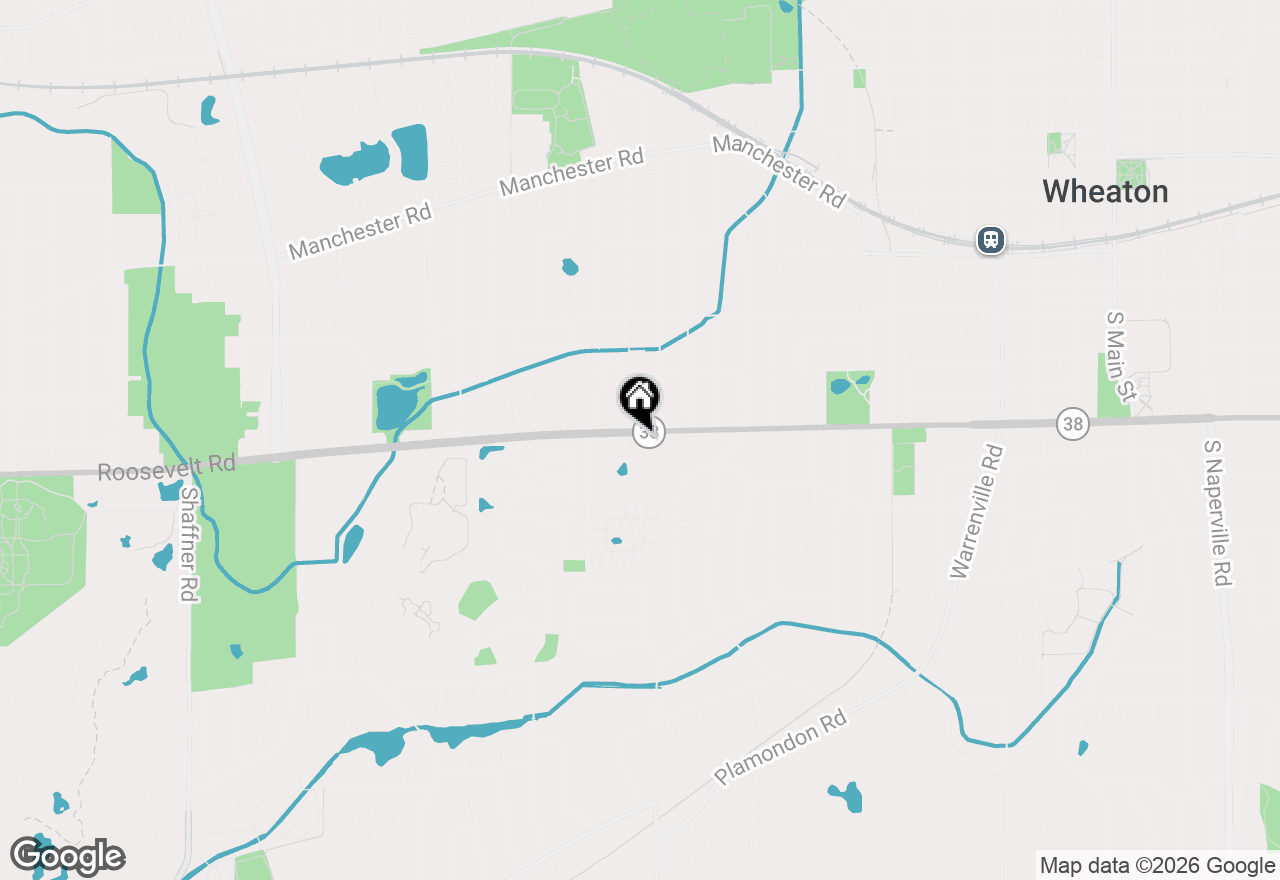 Map of 1477 Woodcutter Lane #B, Wheaton, IL 60189