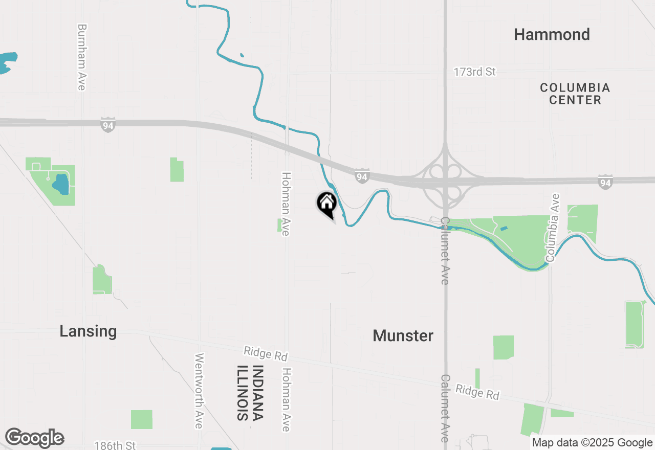 Map of 325 Sunnyside Avenue, Munster, IN 46321
