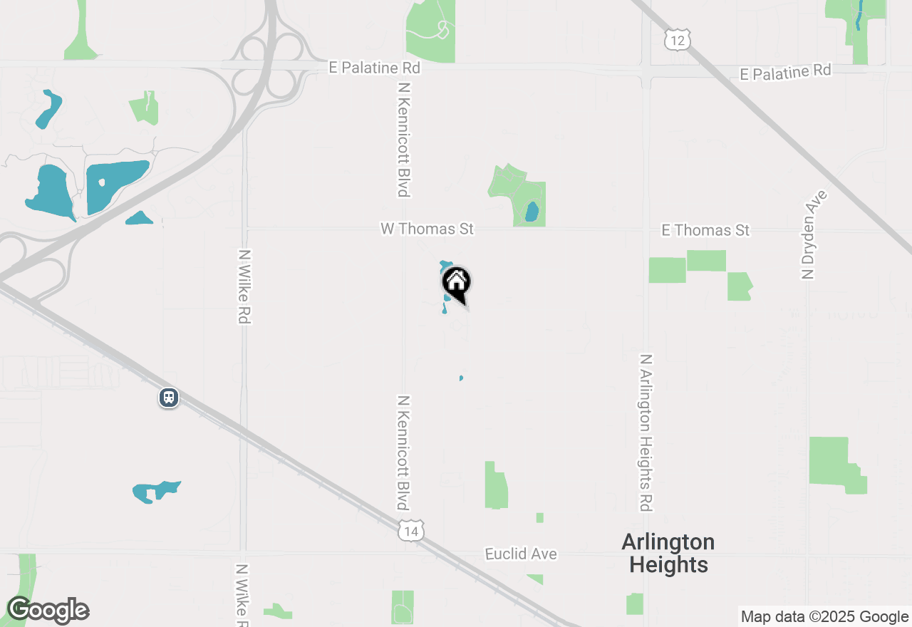 Map of 1280 N Village Drive #313A, Arlington Heights, IL 60004