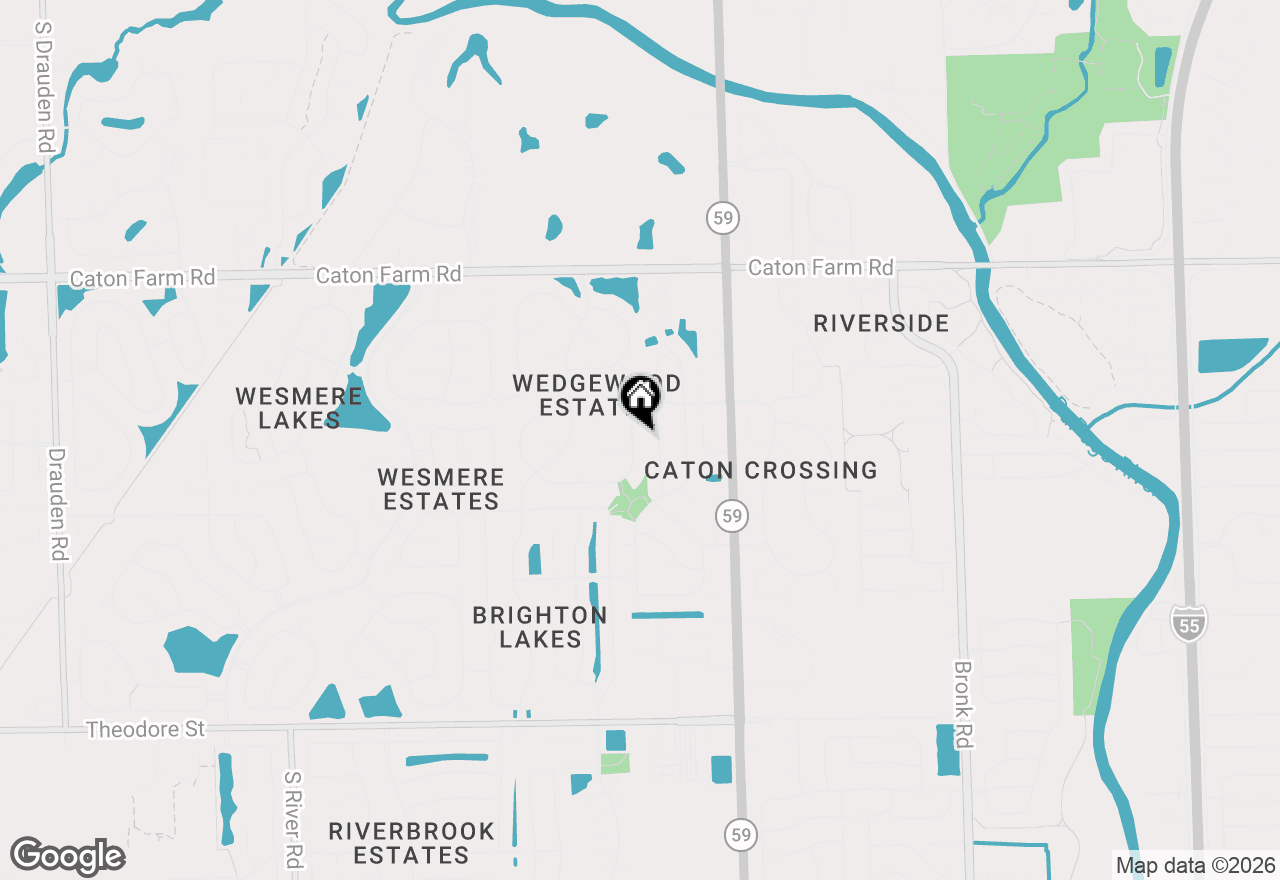 Map of 2016 Saint Andrews Drive, Plainfield, IL 60586