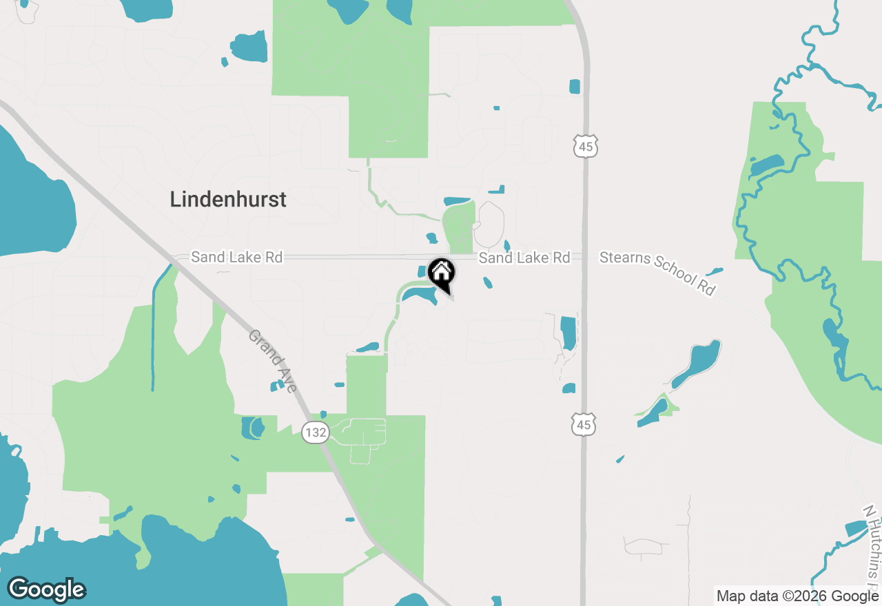 Map of 450 Rosewood Crossing, Lindenhurst, IL 60046