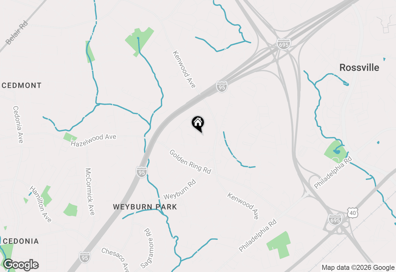 Map of 2005 Wintergreen Place, Baltimore, MD 21237