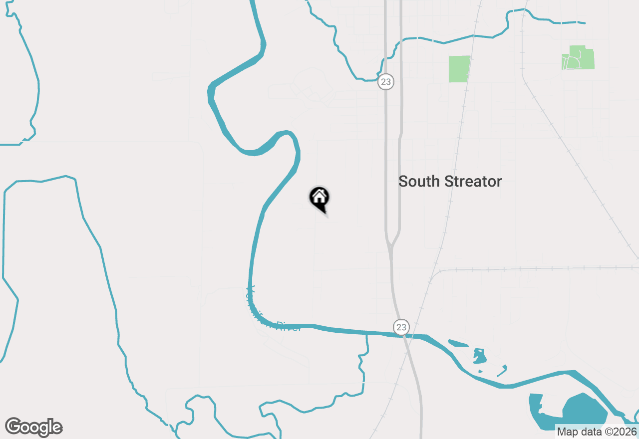 Map of 334 S Oak Lane, Streator, IL 61364