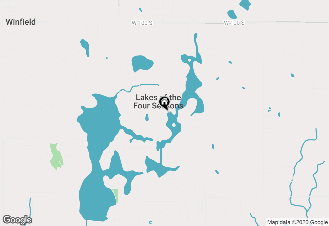 Map of 1658 Sunnyslope Drive, Crown Point, IN 46307